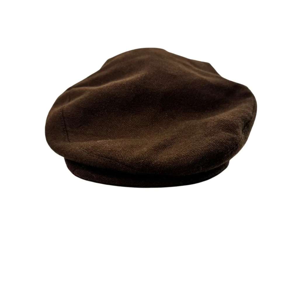 Vintage‎ Dobbs Fifth Ave Wool Retro Heritage Newsboy Ivy Gatsby Flat Cap L Brown